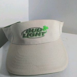 Bud Light shamrock visor